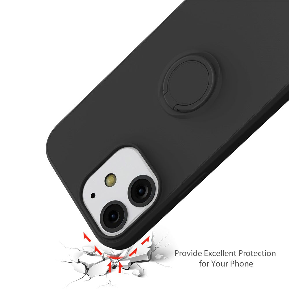 iPhone 13 mini Silikonhülle – Leicht & Mit Schwenkring-Ständer