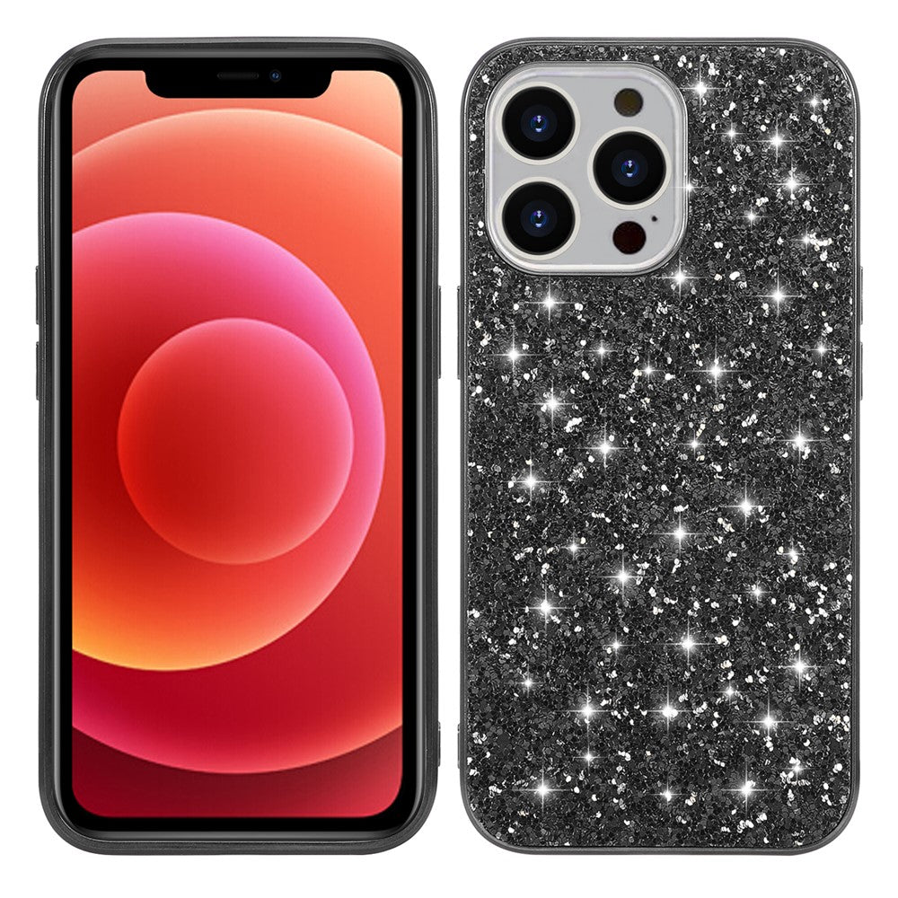 iPhone 13 Pro Max Schutzhülle – Funkelnde Glitzer-Rückseite