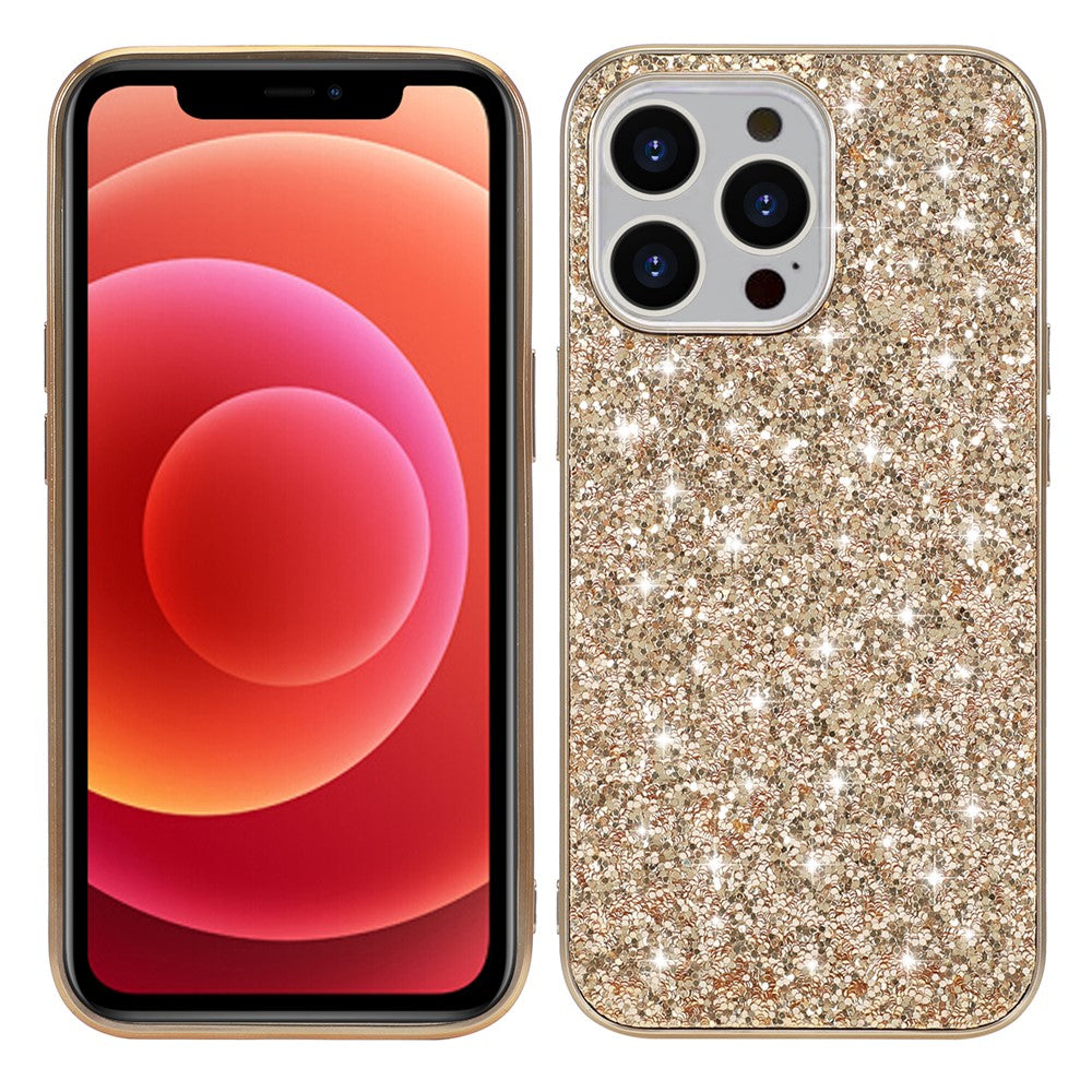 iPhone 13 Pro Max Schutzhülle – Funkelnde Glitzer-Rückseite