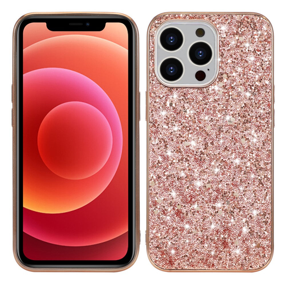 iPhone 13 Pro Max Schutzhülle – Funkelnde Glitzer-Rückseite