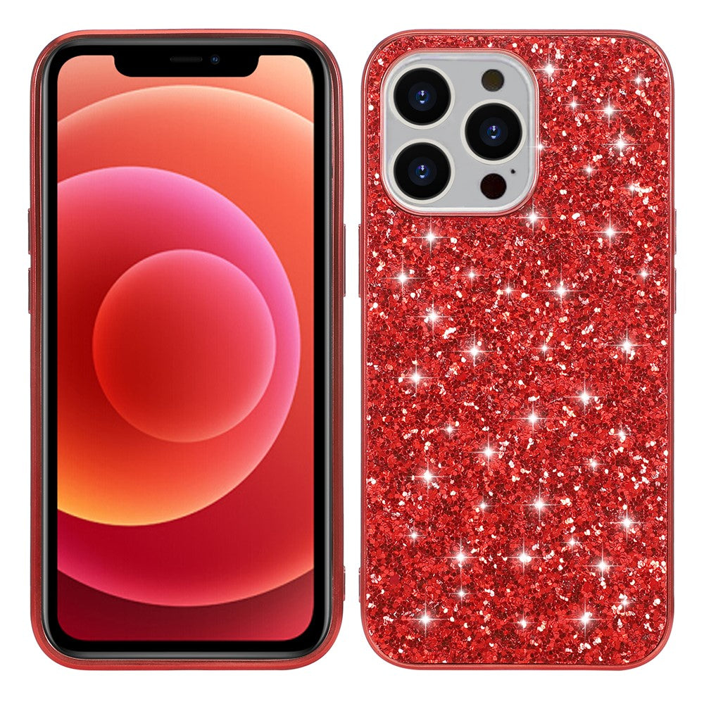 iPhone 13 Pro Max Schutzhülle – Funkelnde Glitzer-Rückseite