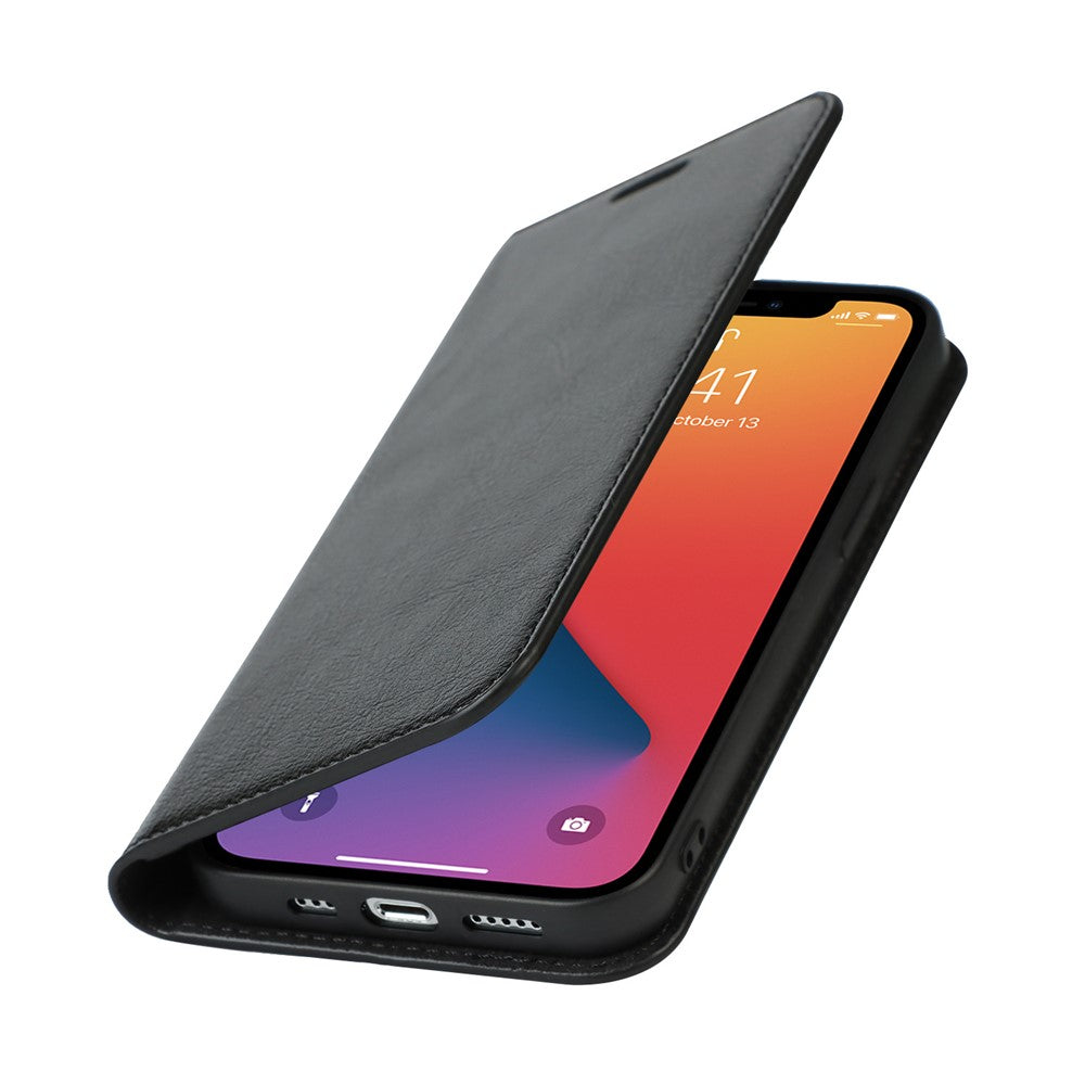 iPhone 13 Pro Echtleder-Hülle mit Kartenfach