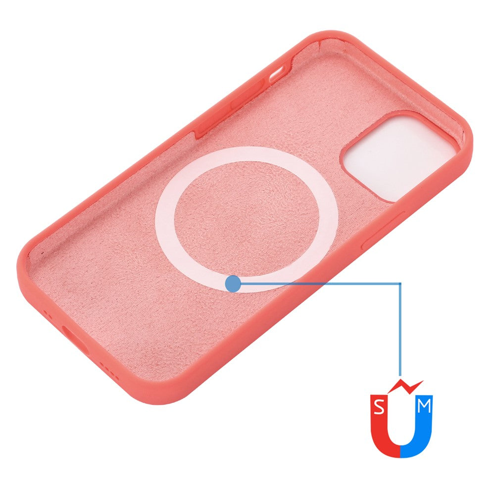 iPhone 13 mini Magnetische Silikonhülle – Stoßfest