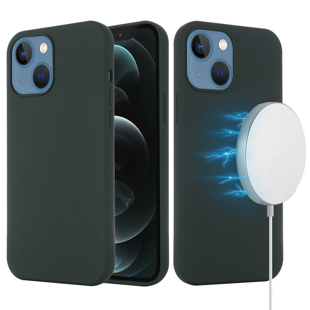 iPhone 13 Magnetische Silikonhülle – Stoßfest