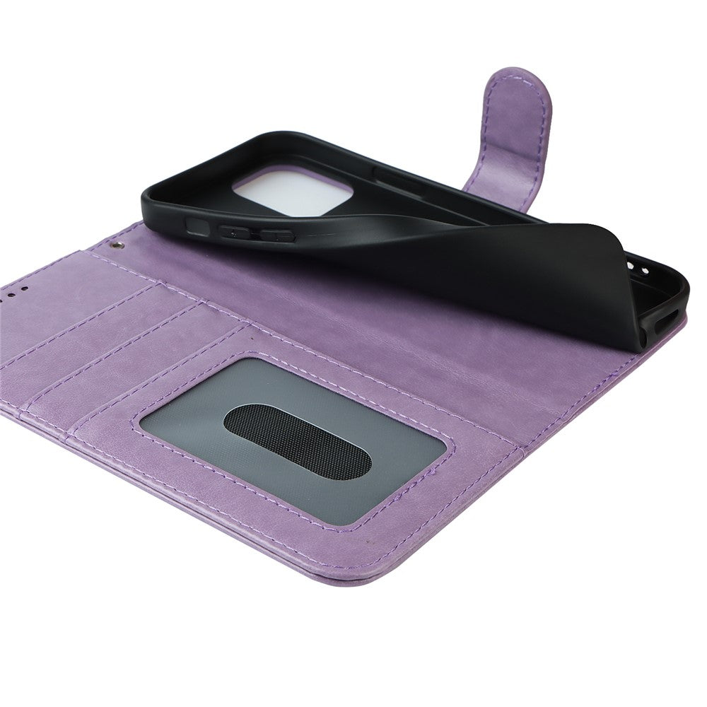 iPhone 12 Pro Max Wallet-Hülle – Mit Musterdruck, Kartenfächer & Riemen