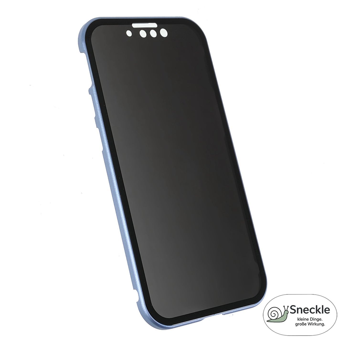iPhone 13 Anti-Spy-Hülle mit gehärtetem Glas