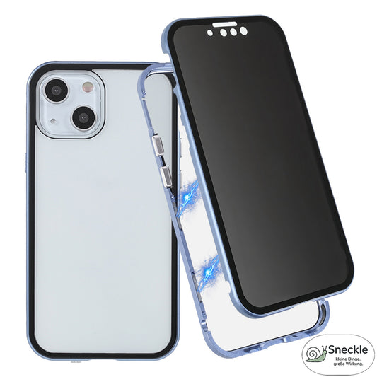 iPhone 13 Anti-Spy-Hülle mit gehärtetem Glas