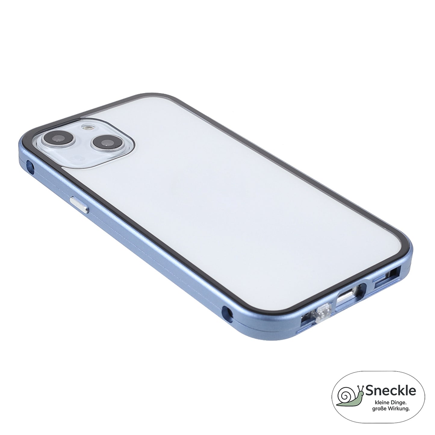 iPhone 13 Anti-Spy-Hülle mit gehärtetem Glas