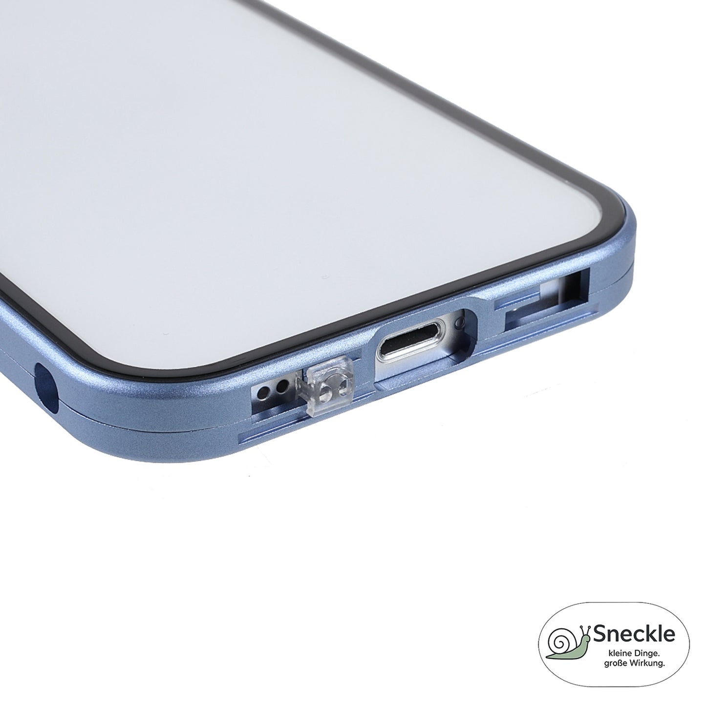 iPhone 13 Anti-Spy-Hülle mit gehärtetem Glas