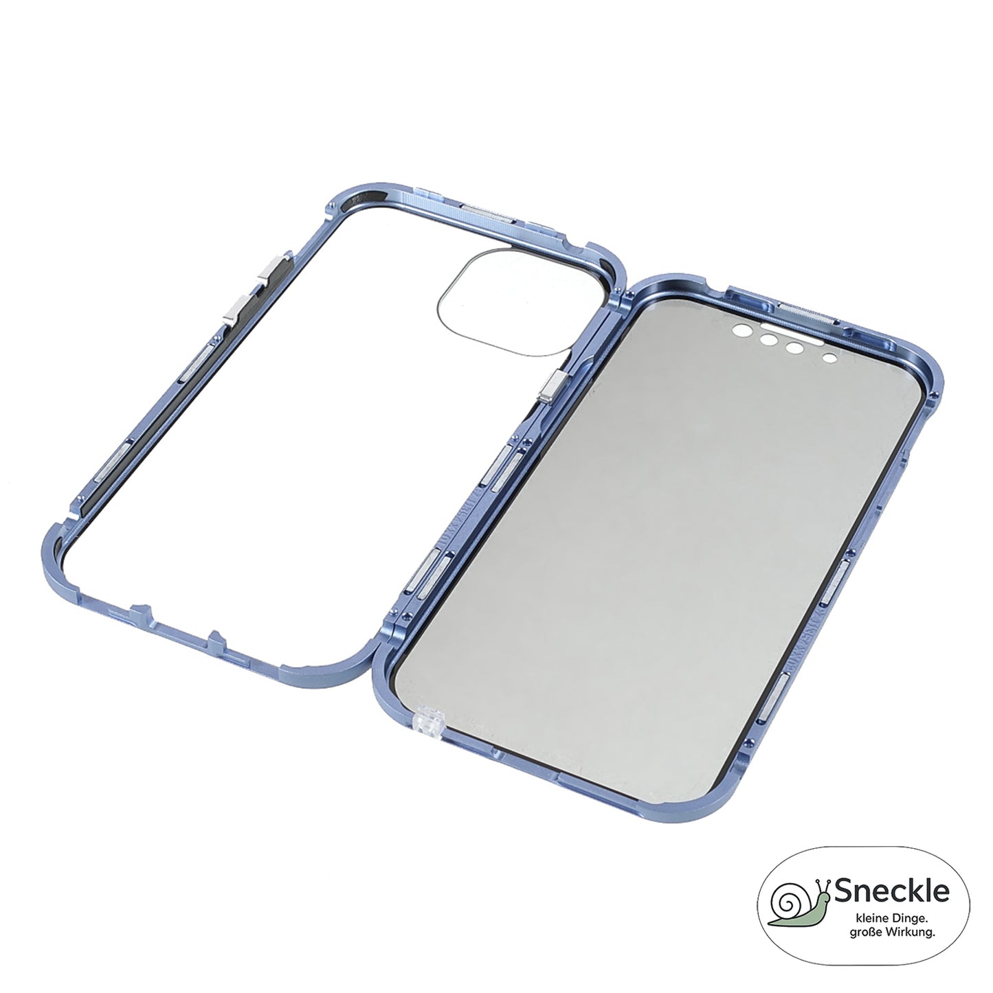 iPhone 13 Anti-Spy-Hülle mit gehärtetem Glas