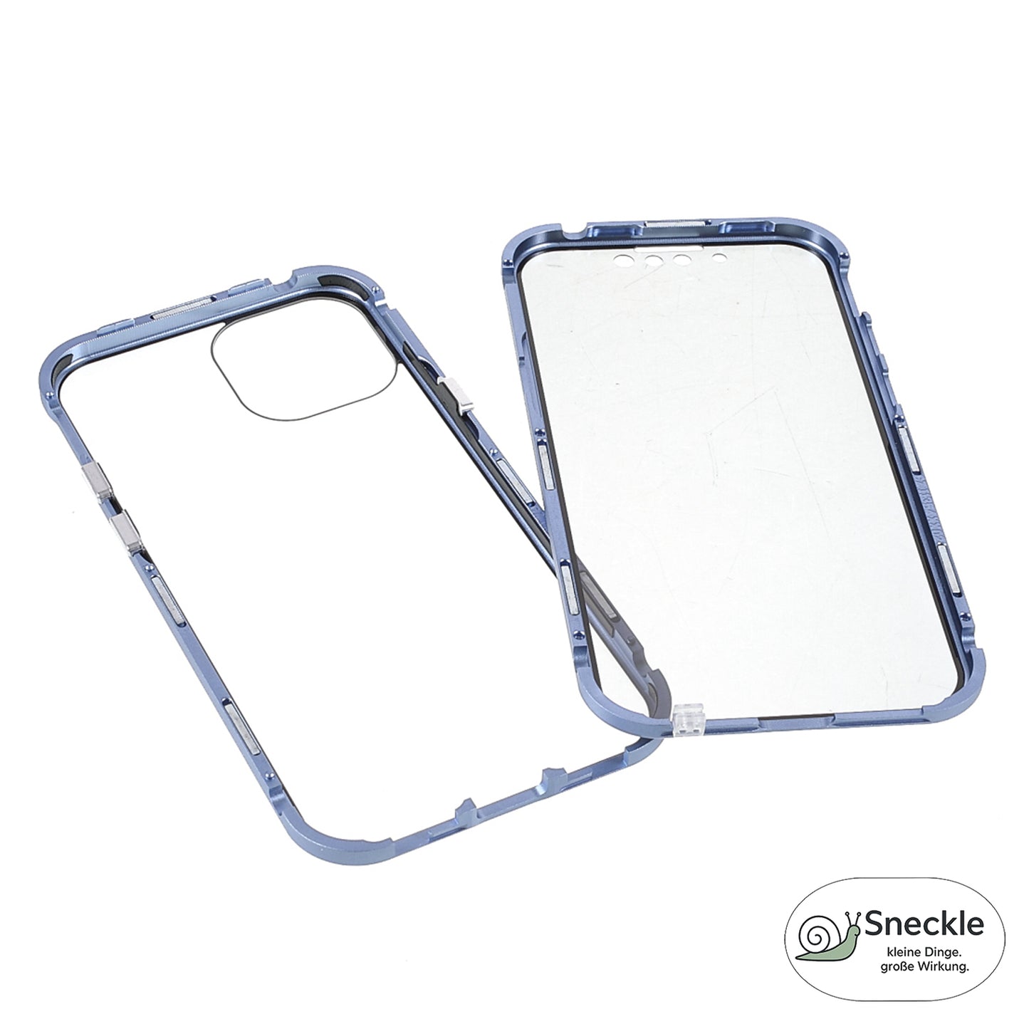 iPhone 13 Anti-Spy-Hülle mit gehärtetem Glas