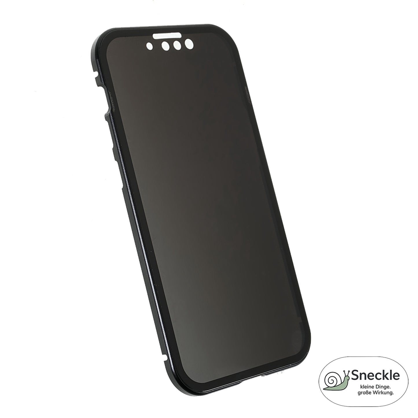 iPhone 13 Anti-Spy-Hülle mit gehärtetem Glas