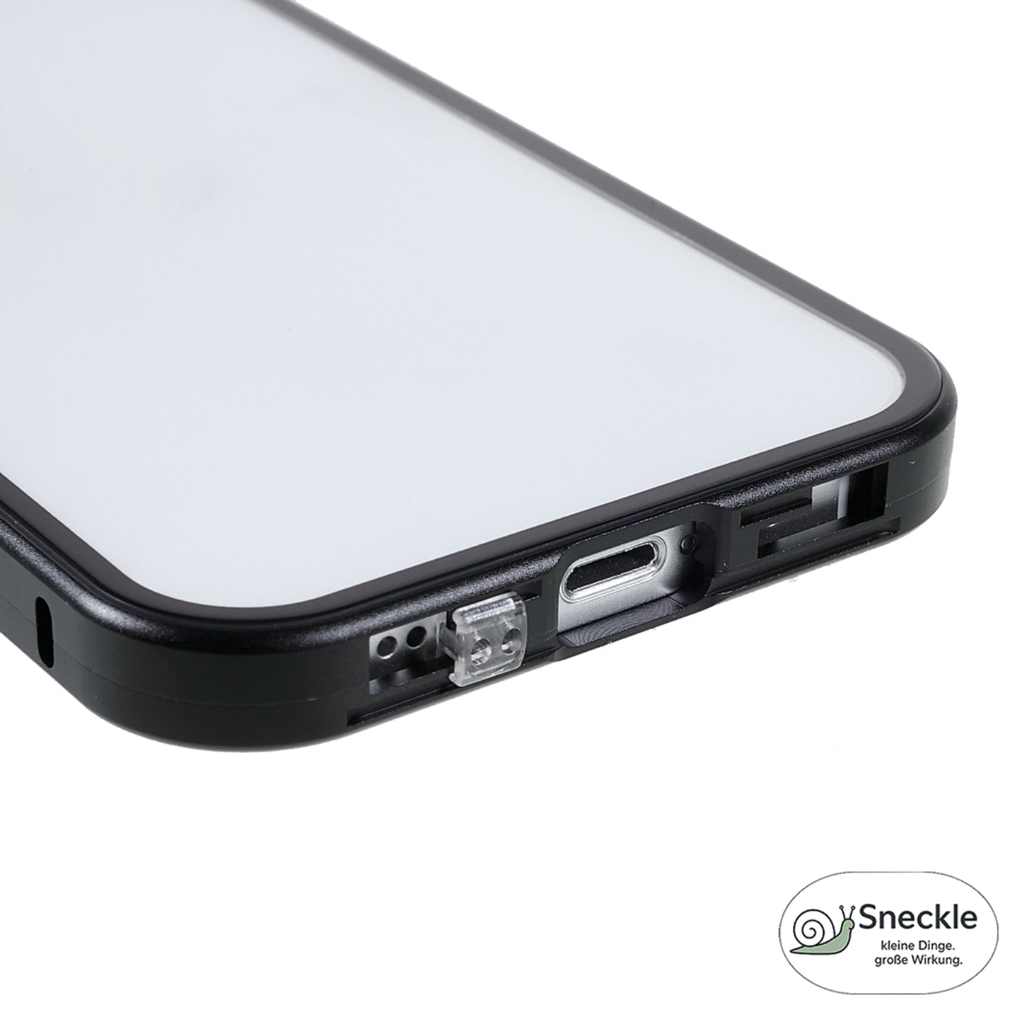 iPhone 13 Anti-Spy-Hülle mit gehärtetem Glas