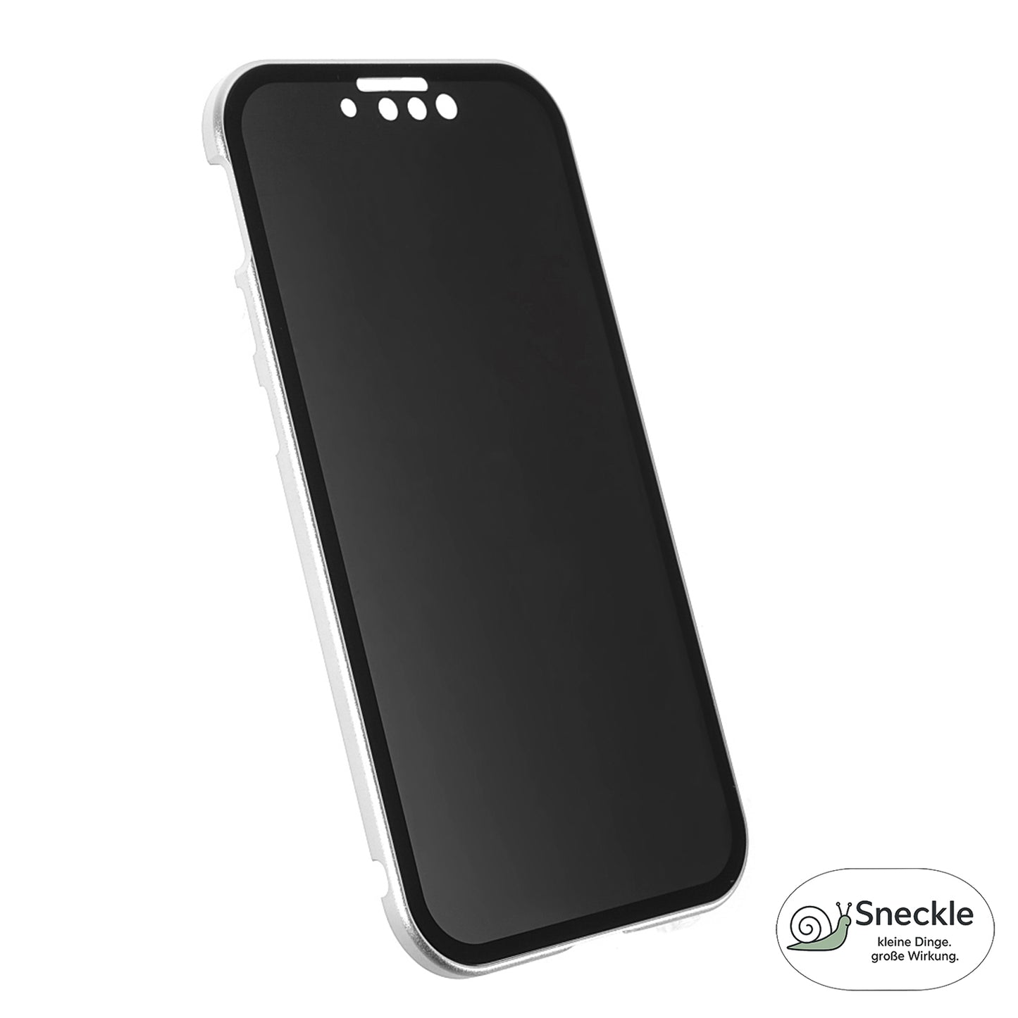 iPhone 13 Anti-Spy-Hülle mit gehärtetem Glas