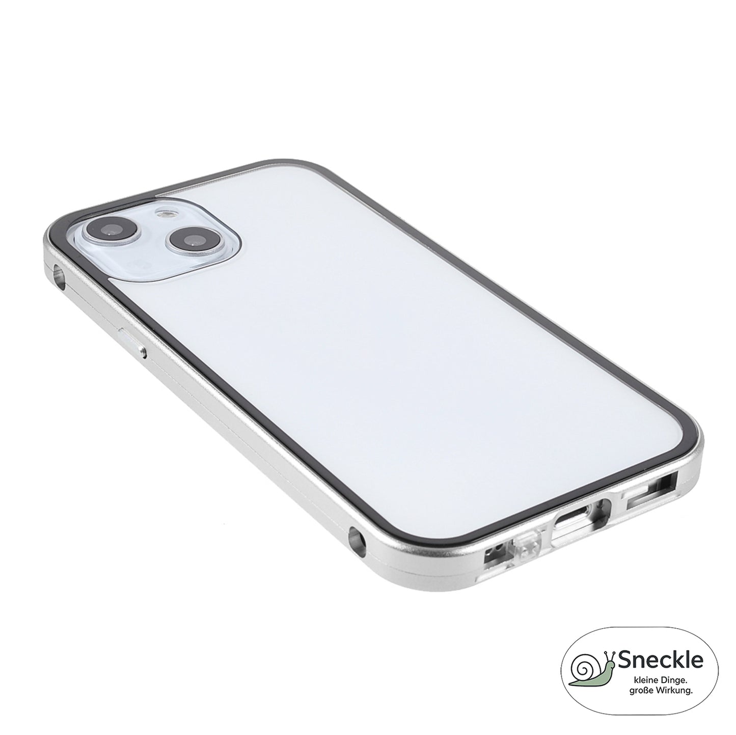 iPhone 13 Anti-Spy-Hülle mit gehärtetem Glas