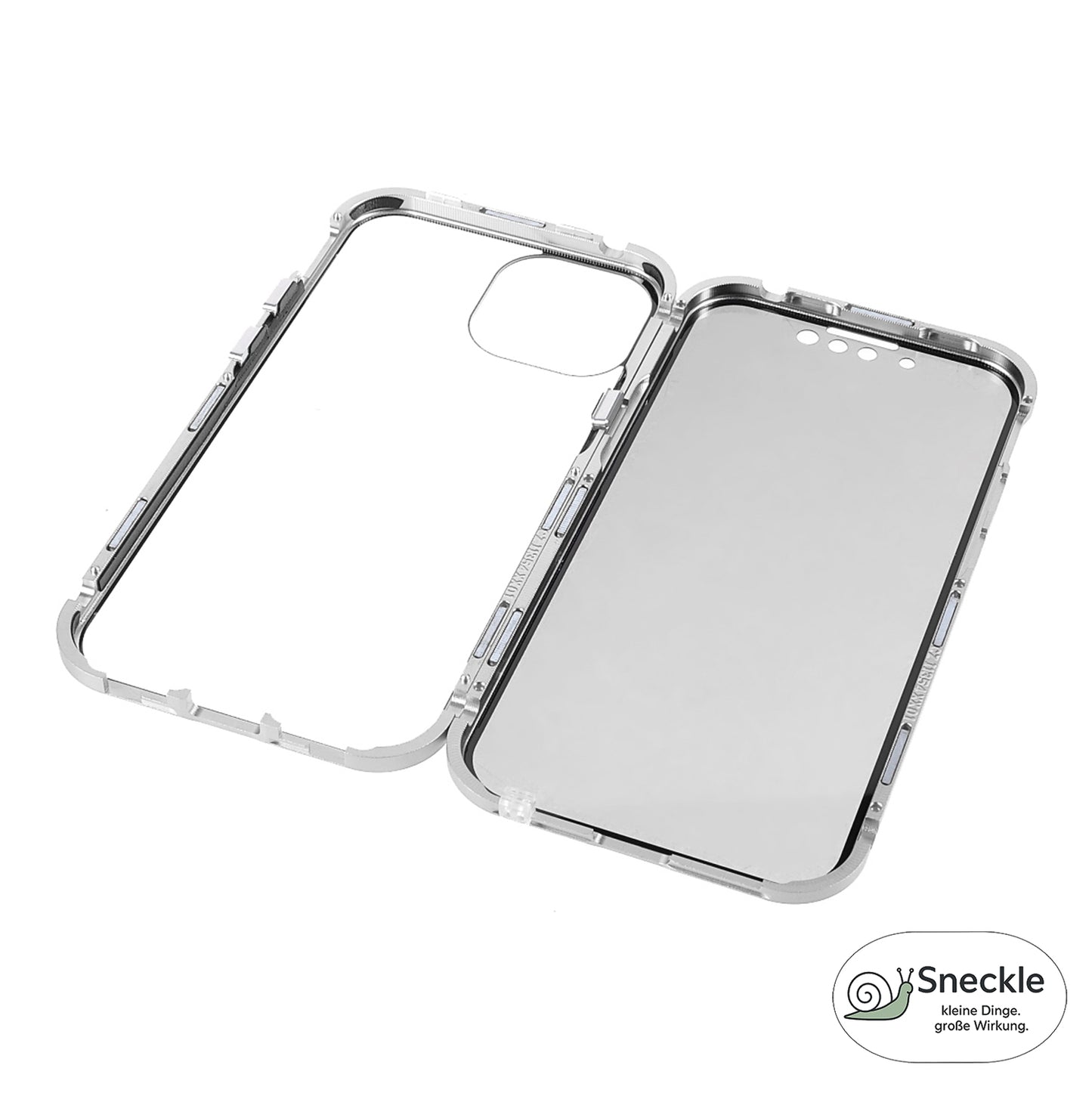 iPhone 13 Anti-Spy-Hülle mit gehärtetem Glas