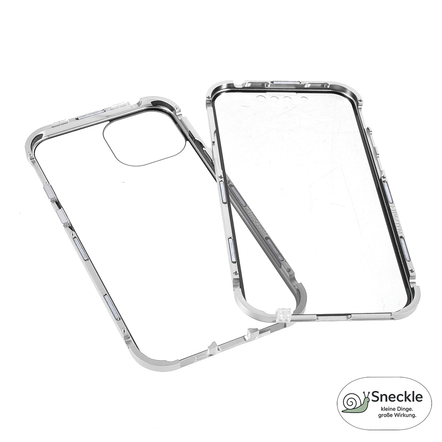 iPhone 13 Anti-Spy-Hülle mit gehärtetem Glas