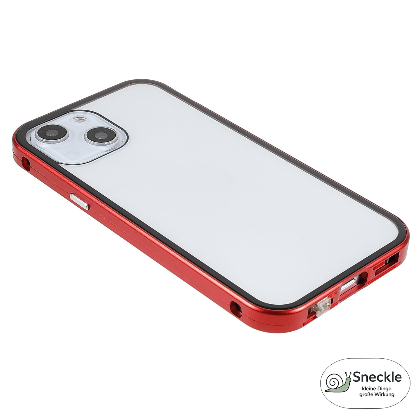 iPhone 13 Anti-Spy-Hülle mit gehärtetem Glas
