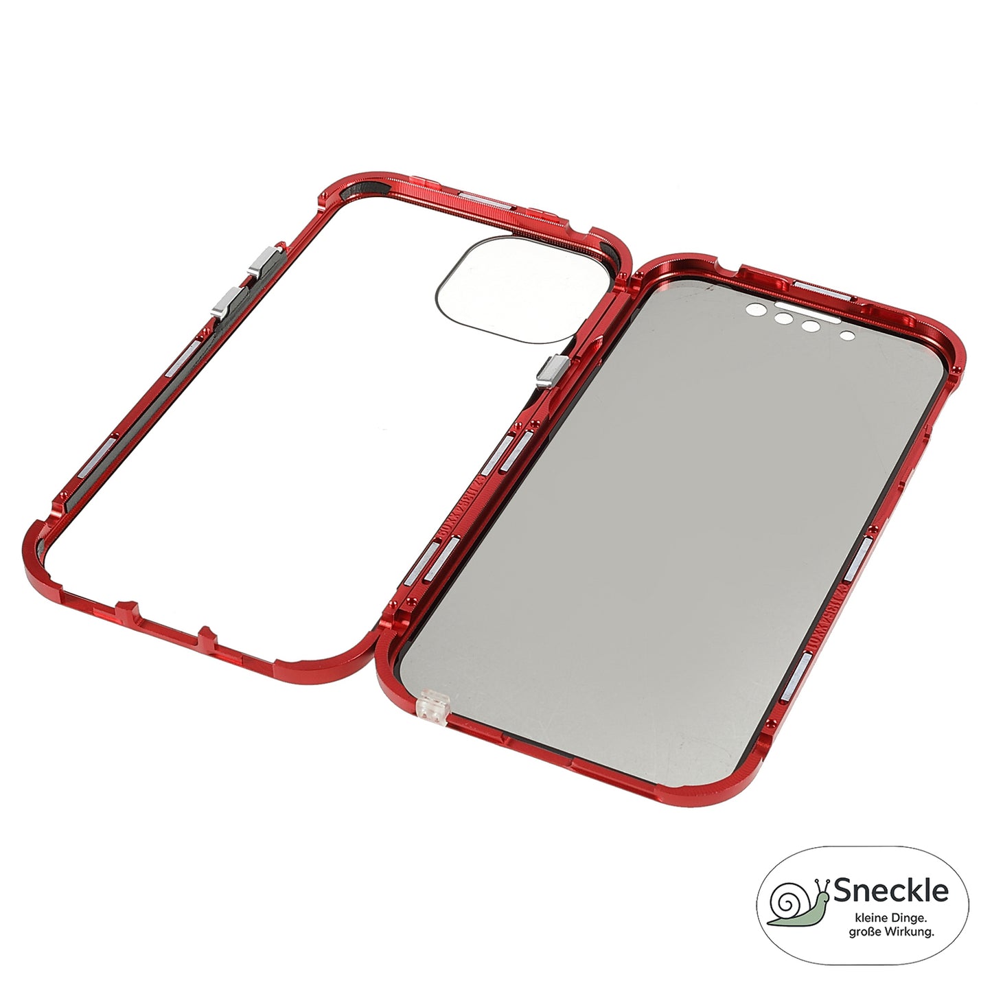 iPhone 13 Anti-Spy-Hülle mit gehärtetem Glas