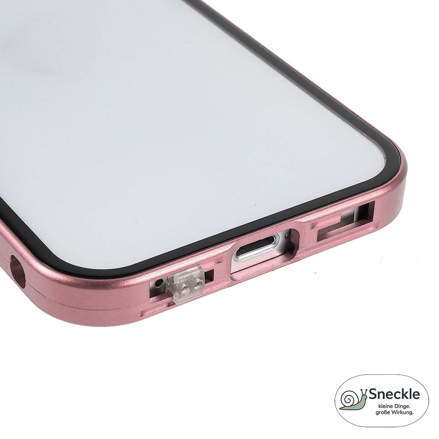iPhone 13 Anti-Spy-Hülle mit gehärtetem Glas
