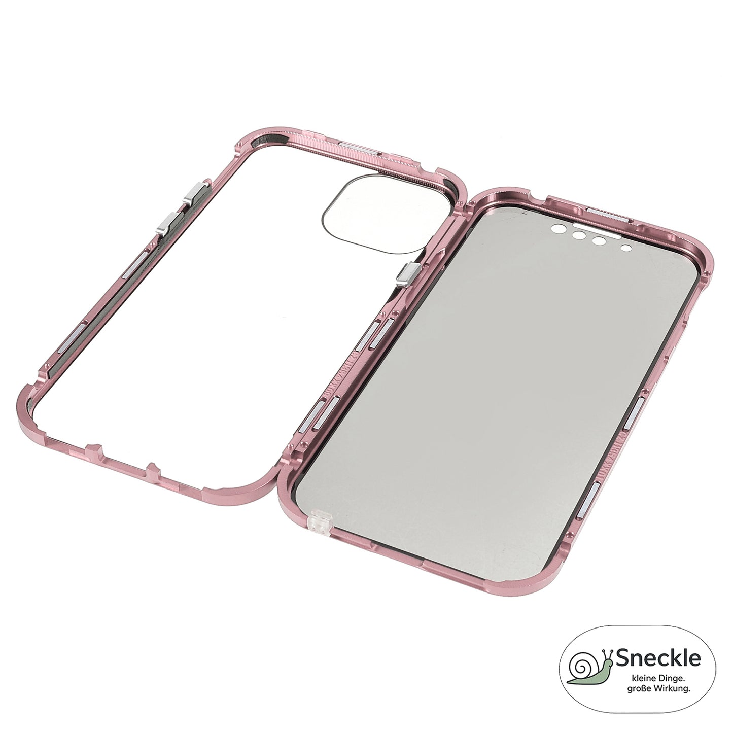iPhone 13 Anti-Spy-Hülle mit gehärtetem Glas