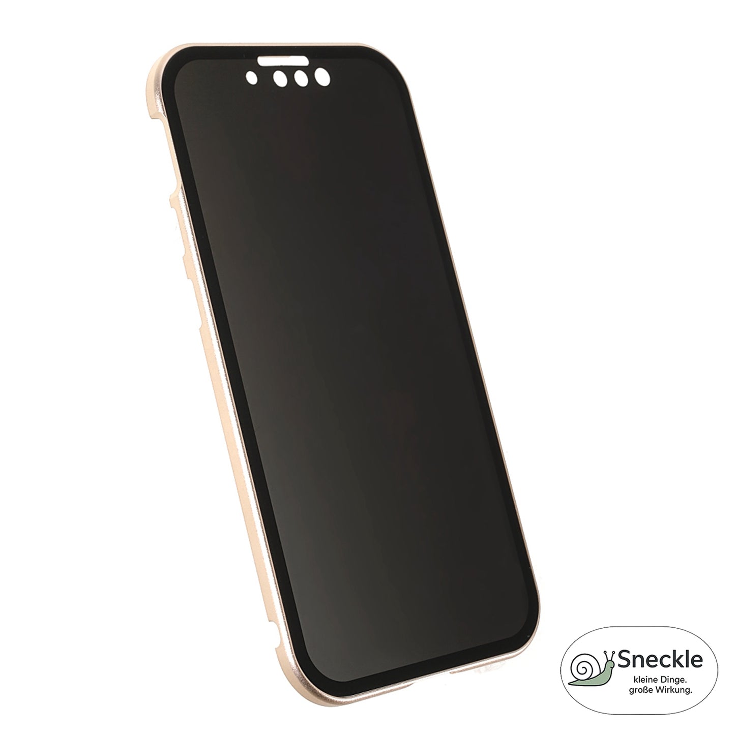 iPhone 13 Anti-Spy-Hülle mit gehärtetem Glas