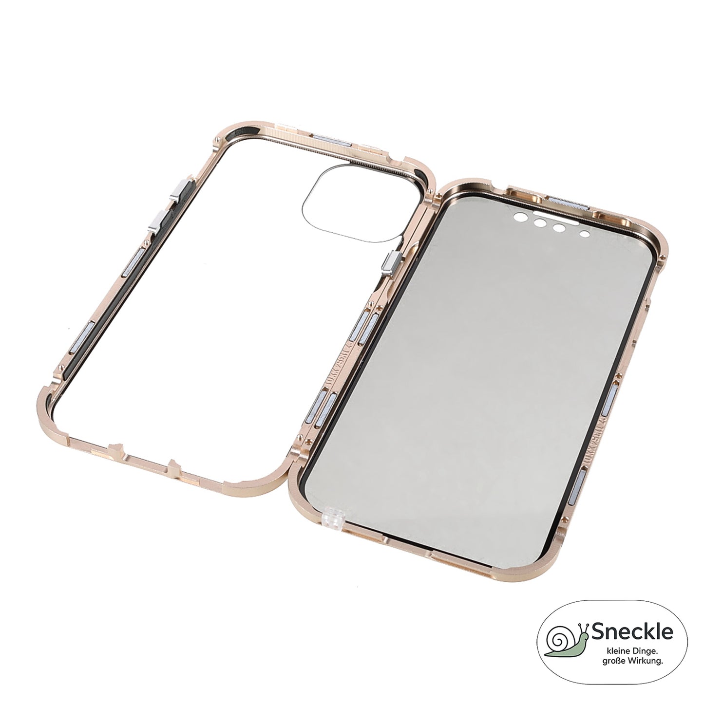 iPhone 13 Anti-Spy-Hülle mit gehärtetem Glas