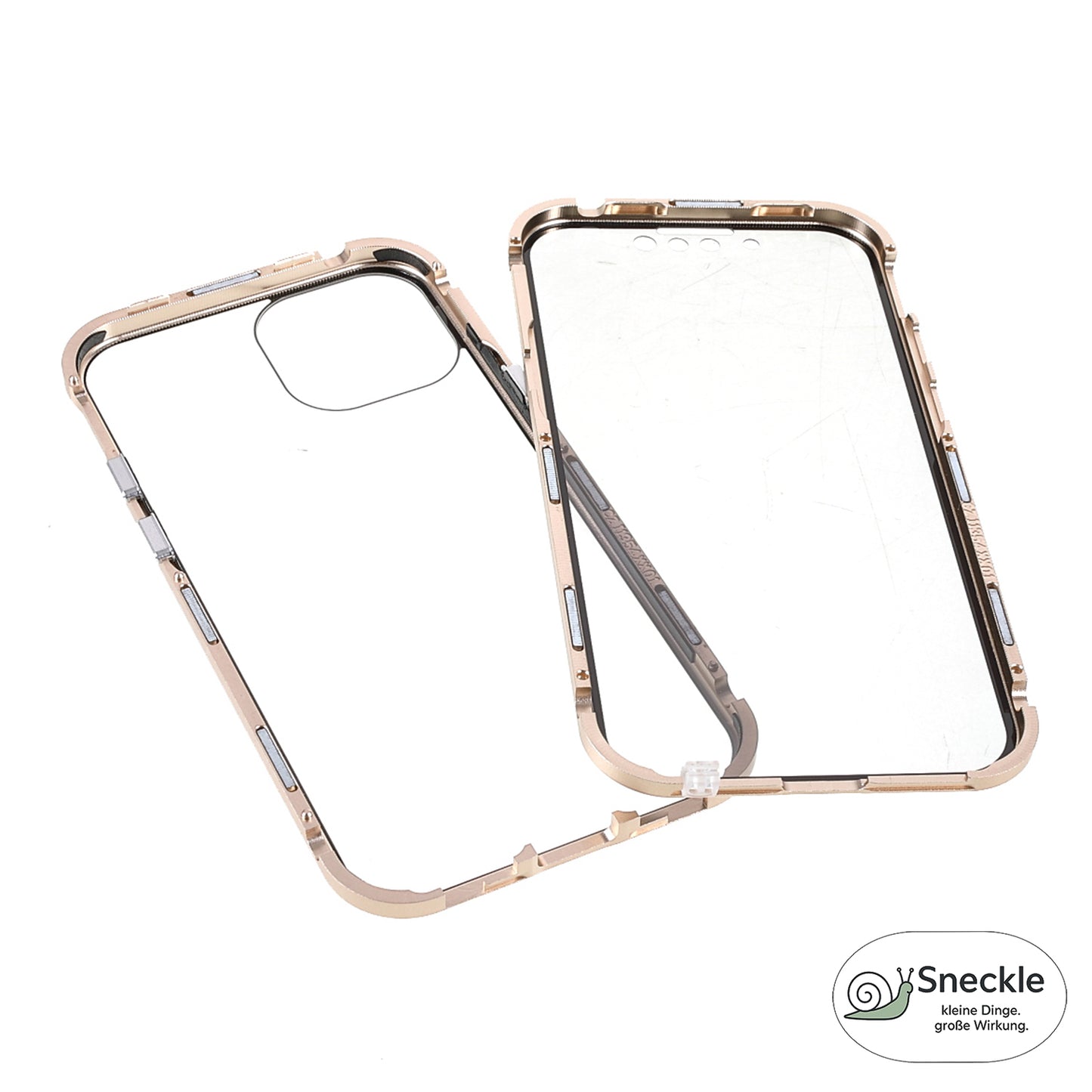 iPhone 13 Anti-Spy-Hülle mit gehärtetem Glas