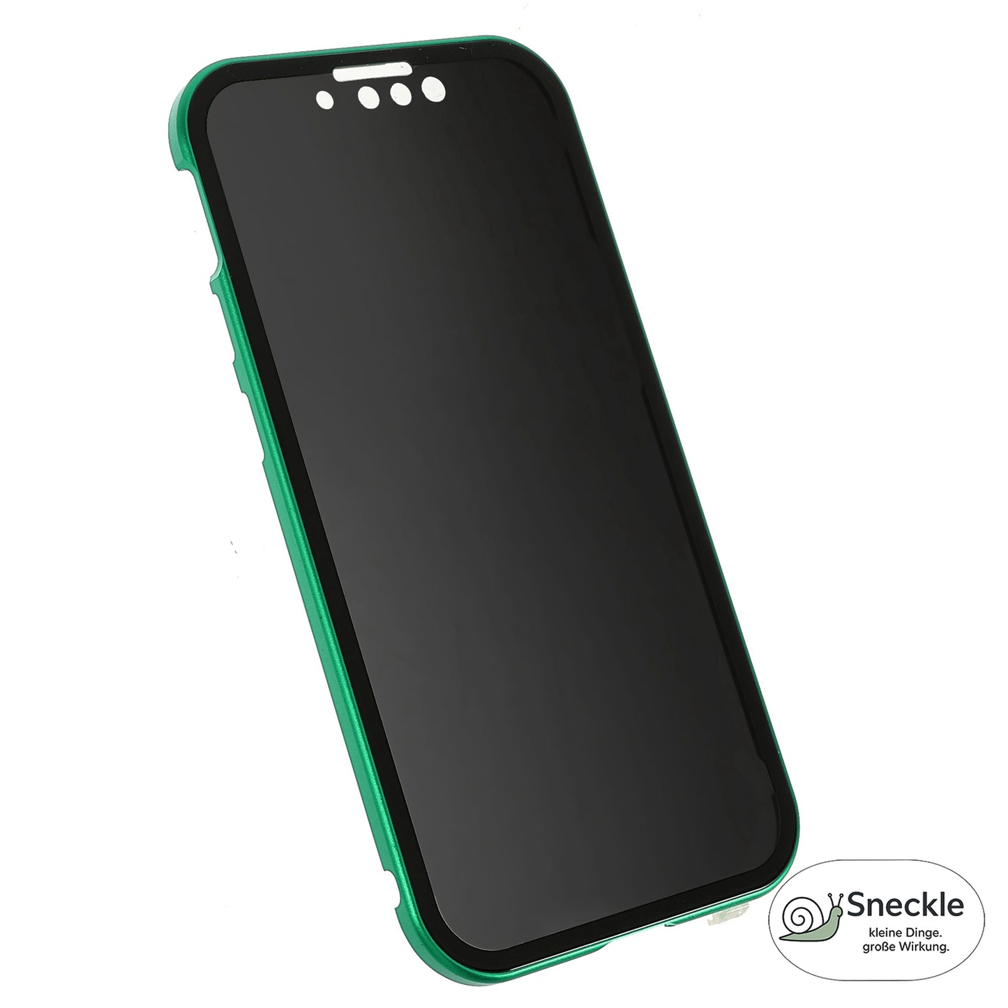 iPhone 13 Anti-Spy-Hülle mit gehärtetem Glas