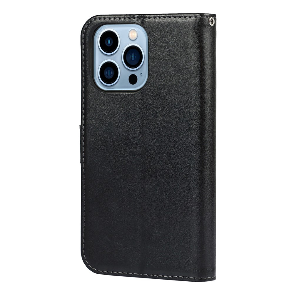 iPhone 13 Pro Wallet-Hülle – Mit Musterdruck, Kartenfächer & Riemen