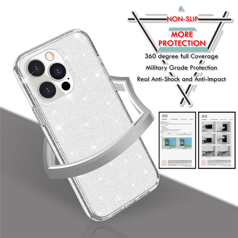 iPhone 14 Pro Glitter Hülle – Funkelnd, stoßfest & stylisch