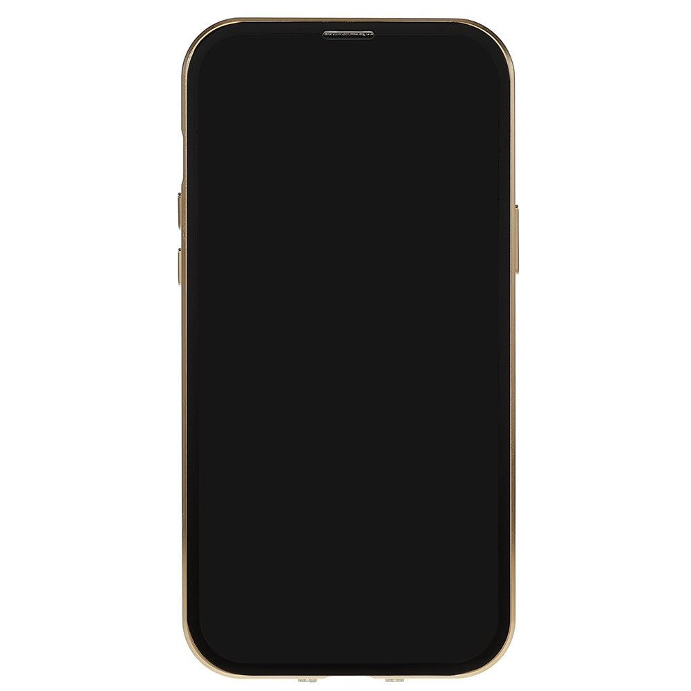 iPhone 13 Pro Anti-Peep Hülle – Metallrahmen mit doppelseitigem Glas