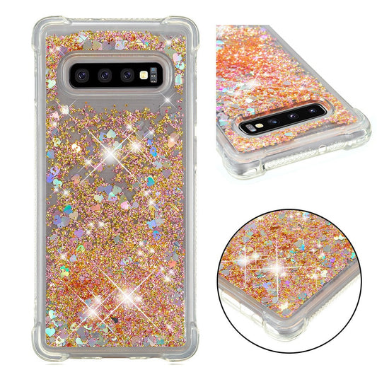 Galaxy S10 Plus Glitzer-Hülle – Stoßfest & mit Treibsand