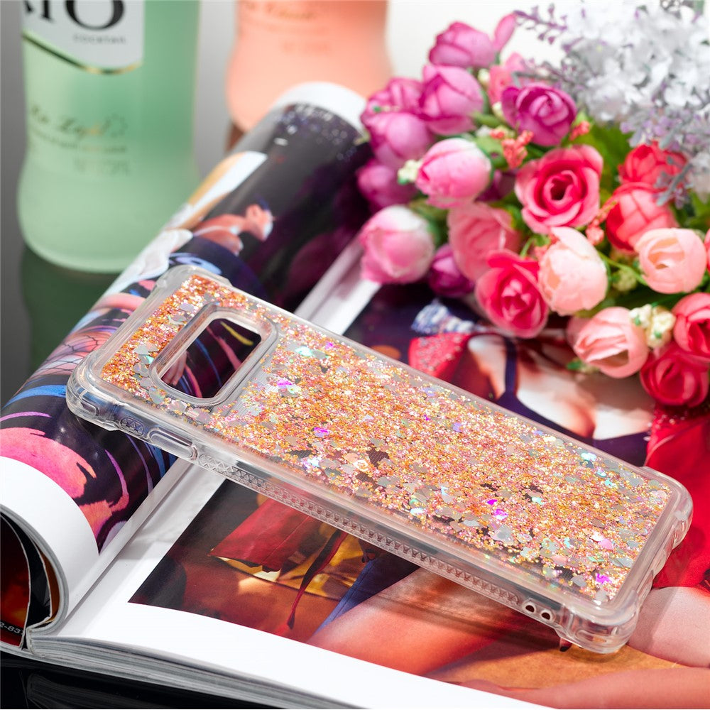 Galaxy S10 Plus Glitzer-Hülle – Stoßfest & mit Treibsand