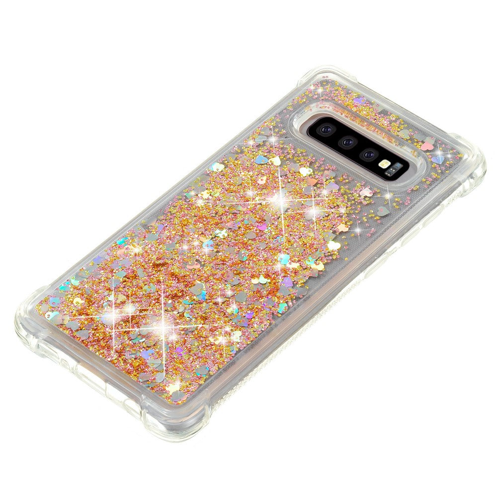 Galaxy S10 Plus Glitzer-Hülle – Stoßfest & mit Treibsand