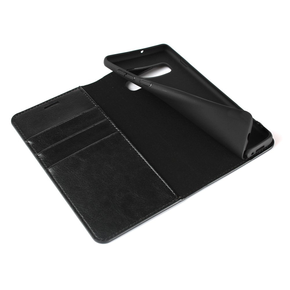 Galaxy S10 Plus Echtleder-Hülle mit Kartenfach