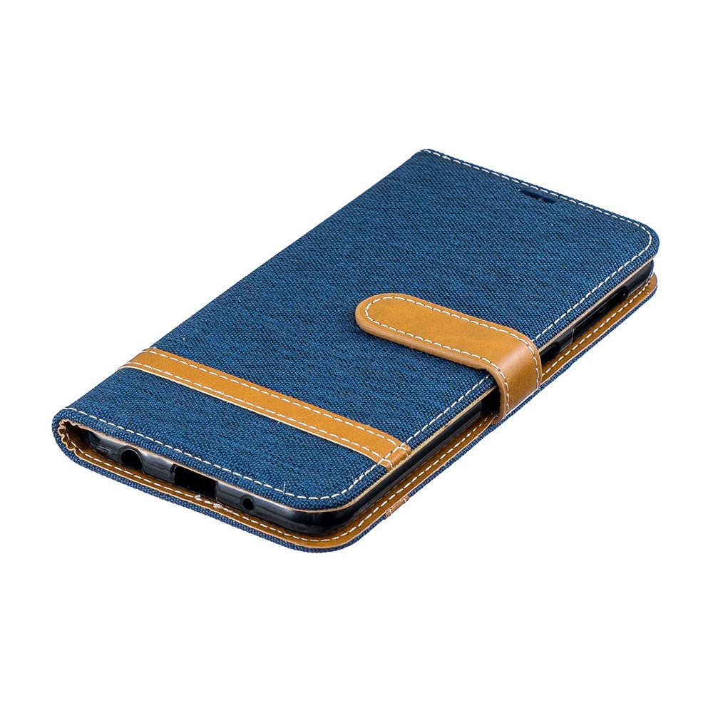 Galaxy A10 Jeans-Wallet Handyhülle mit Ständer