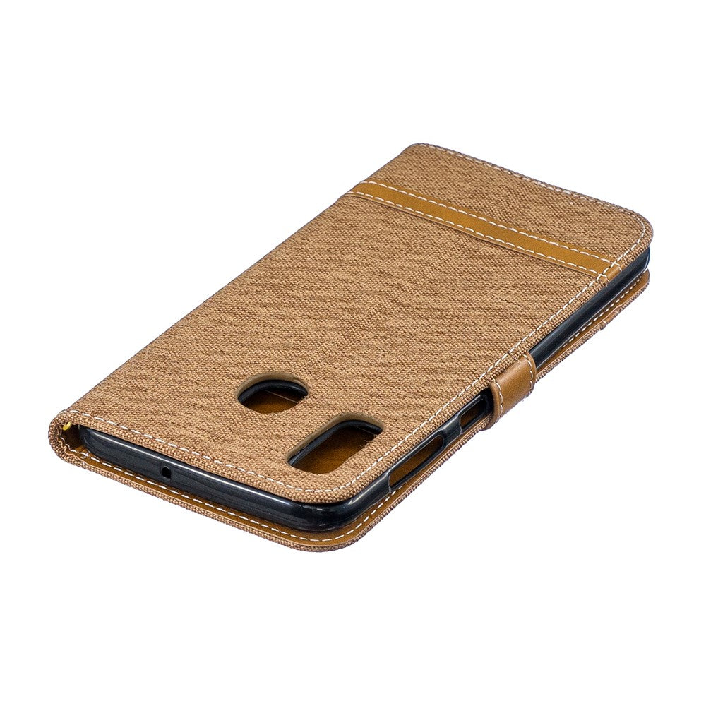 Galaxy A20 / A30 Jeans-Wallet Handyhülle