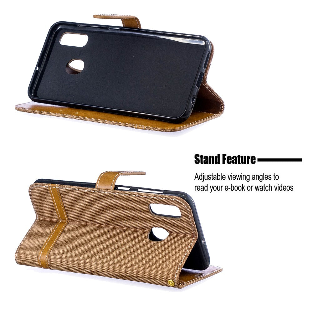Galaxy A20 / A30 Jeans-Wallet Handyhülle