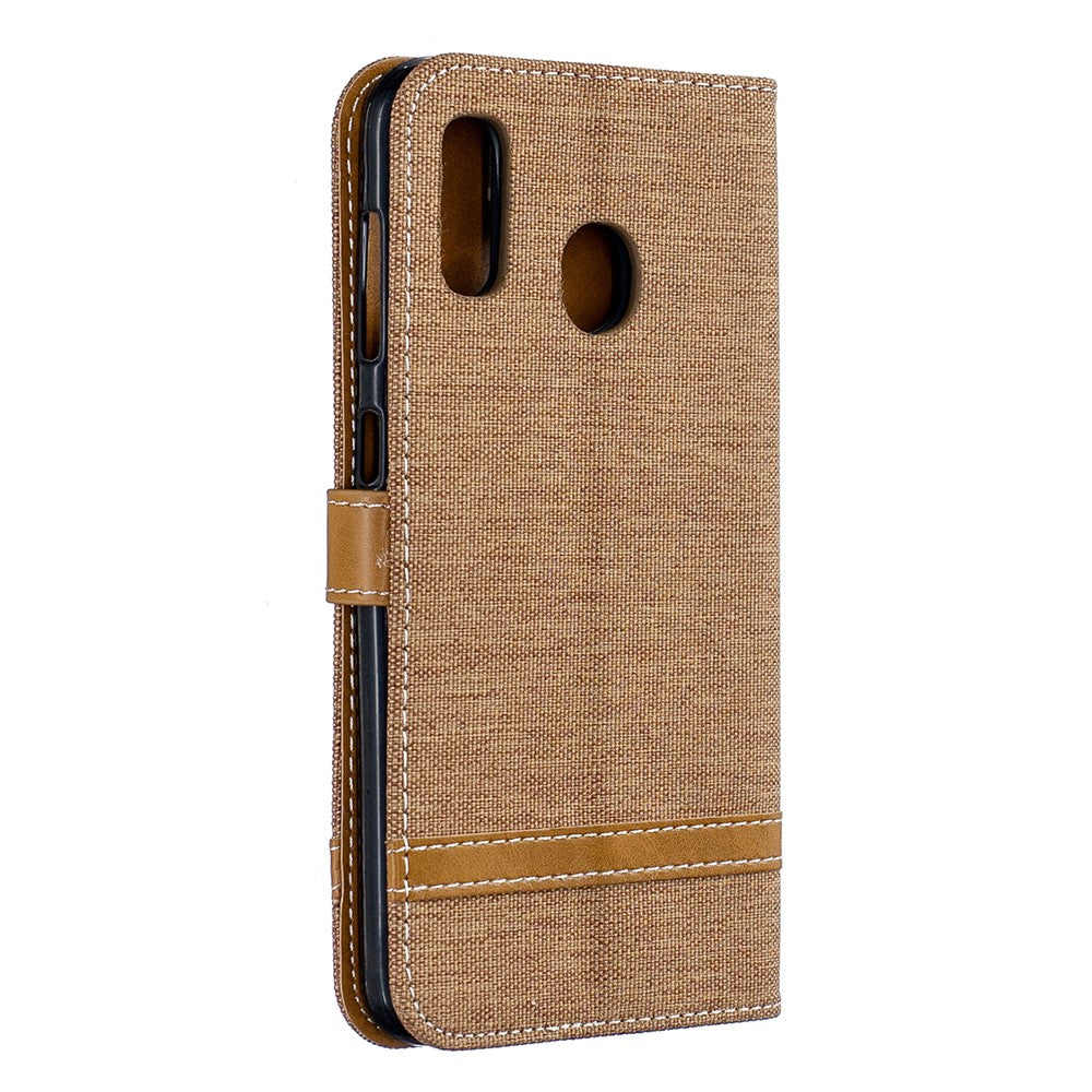 Galaxy A20 / A30 Jeans-Wallet Handyhülle