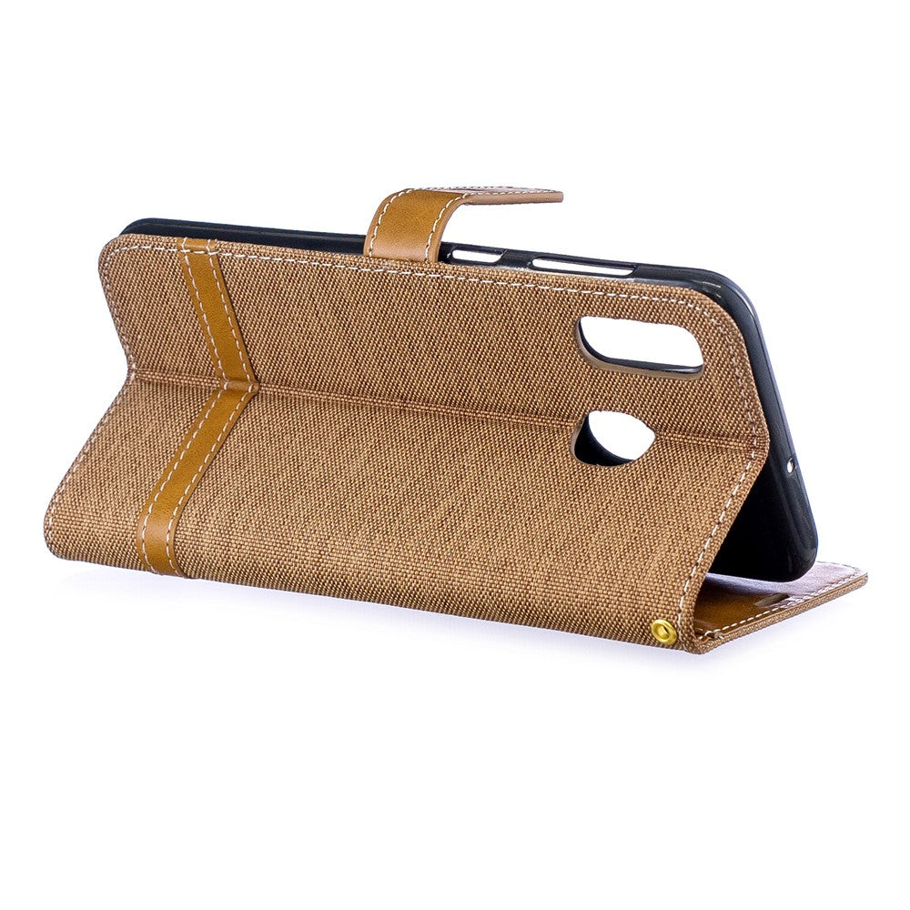 Galaxy A20 / A30 Jeans-Wallet Handyhülle
