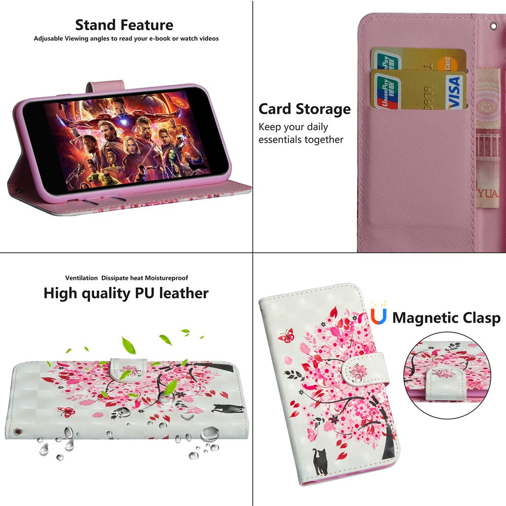 Galaxy A30 / A20 Handyhülle – Stylisches Muster mit Light-Spot-Effekt