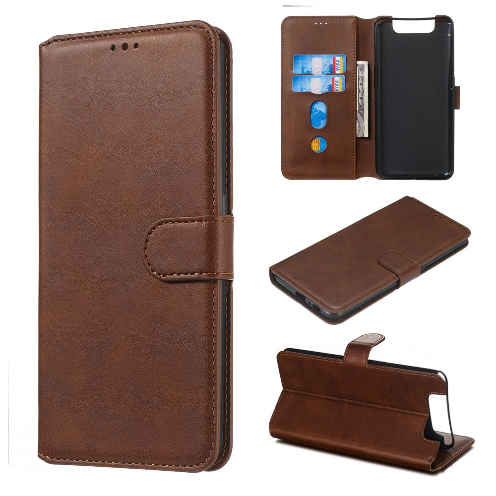 Galaxy A80/A90 Wallet-Hülle – mit Kartenfächer & Ständer