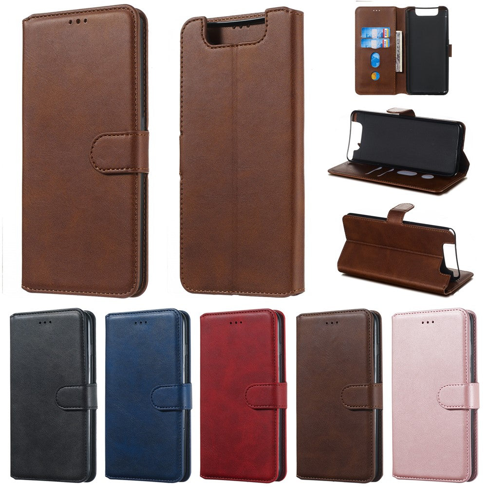 Galaxy A80/A90 Wallet-Hülle – mit Kartenfächer & Ständer