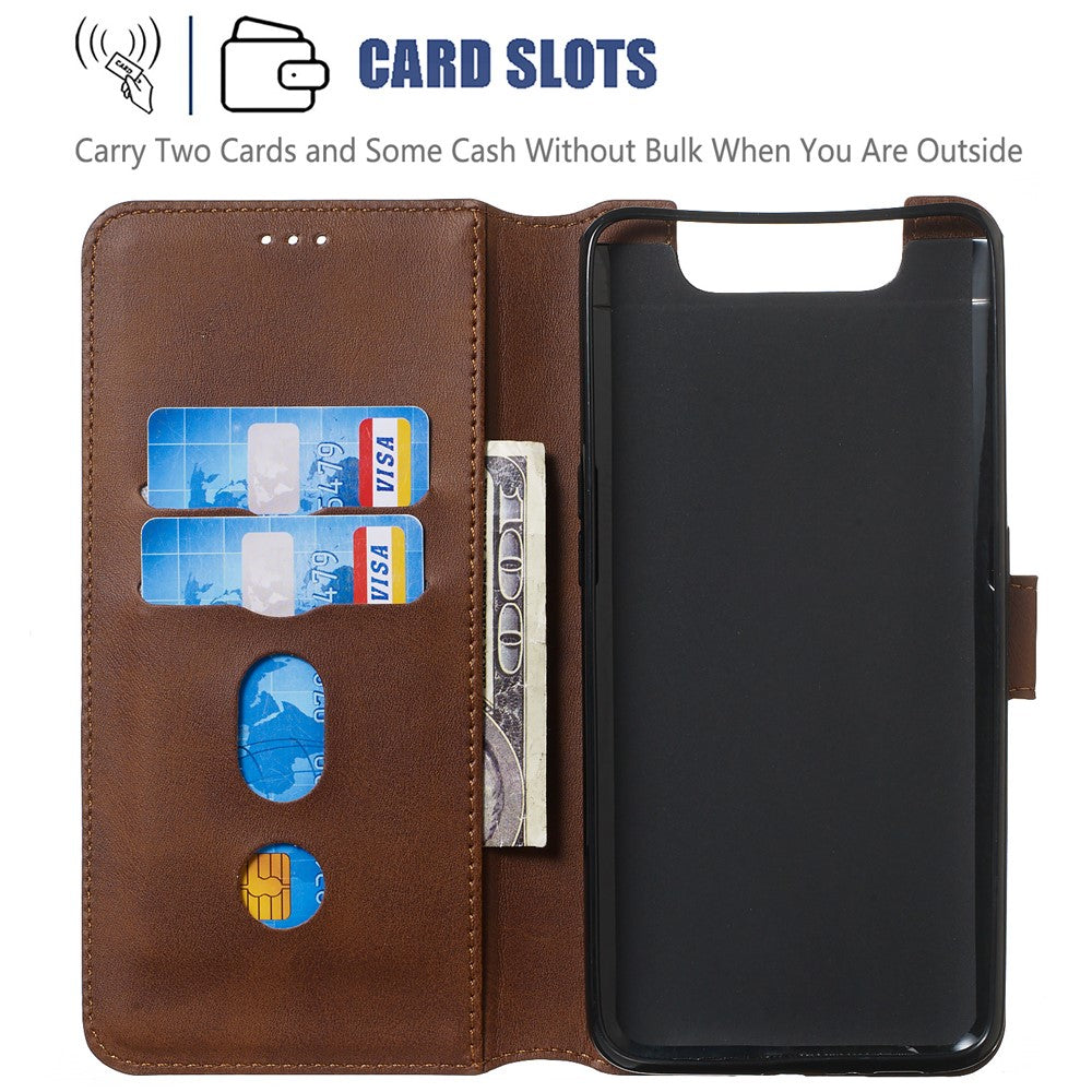 Galaxy A80/A90 Wallet-Hülle – mit Kartenfächer & Ständer