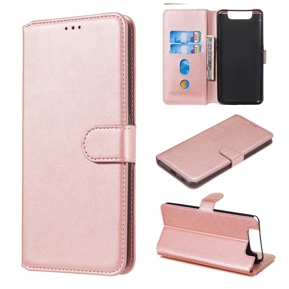 Galaxy A80/A90 Wallet-Hülle – mit Kartenfächer & Ständer
