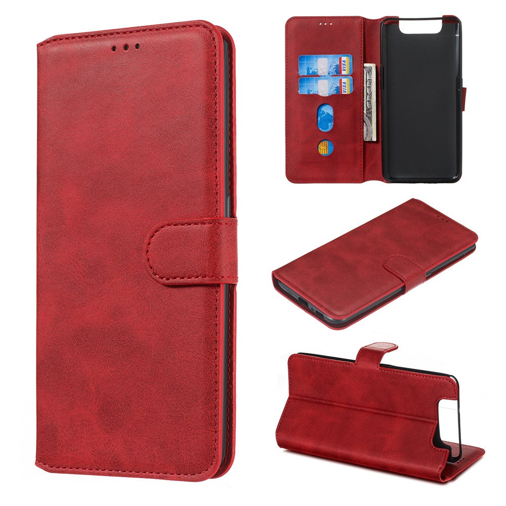 Galaxy A80/A90 Wallet-Hülle – mit Kartenfächer & Ständer