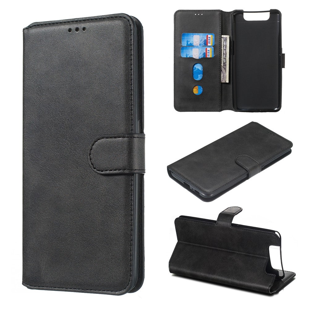 Galaxy A80/A90 Wallet-Hülle – mit Kartenfächer & Ständer