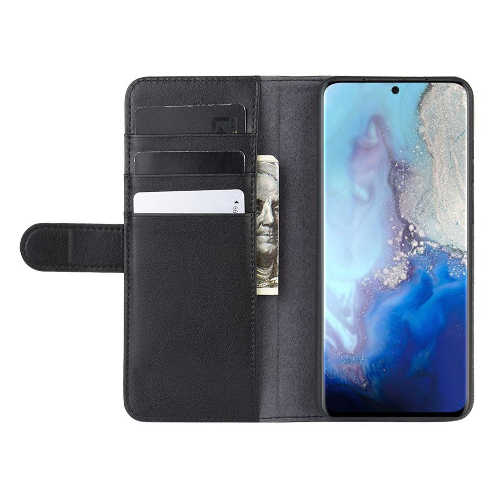 Galaxy S20 4G/5G Echtleder Hülle mit Kartenfach