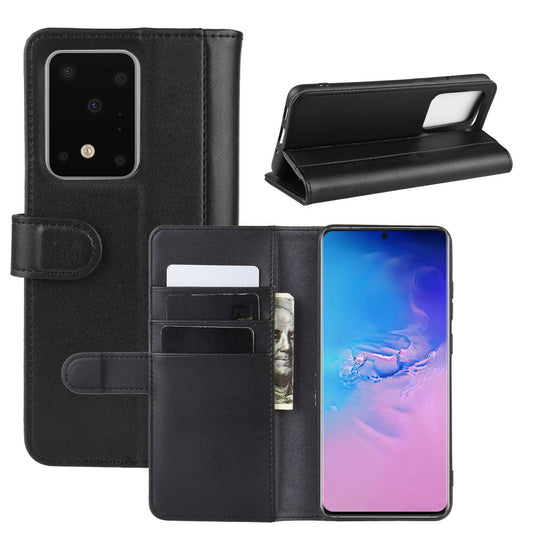 Galaxy S20 Ultra Echtleder Hülle mit Kartenfach